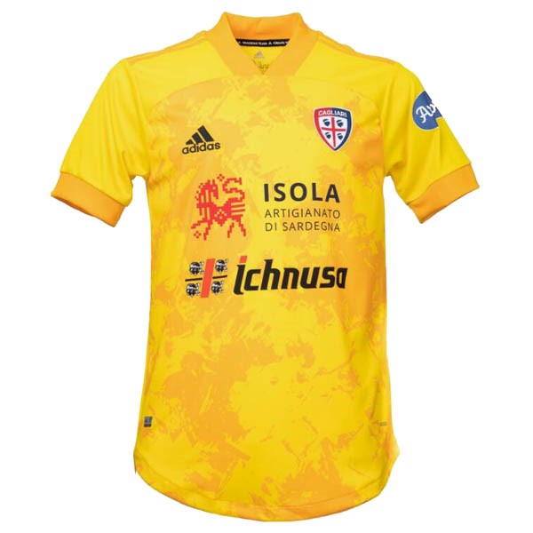 Tailandia Camiseta Cagliari Calcio 3ª 2020-2021 Amarillo